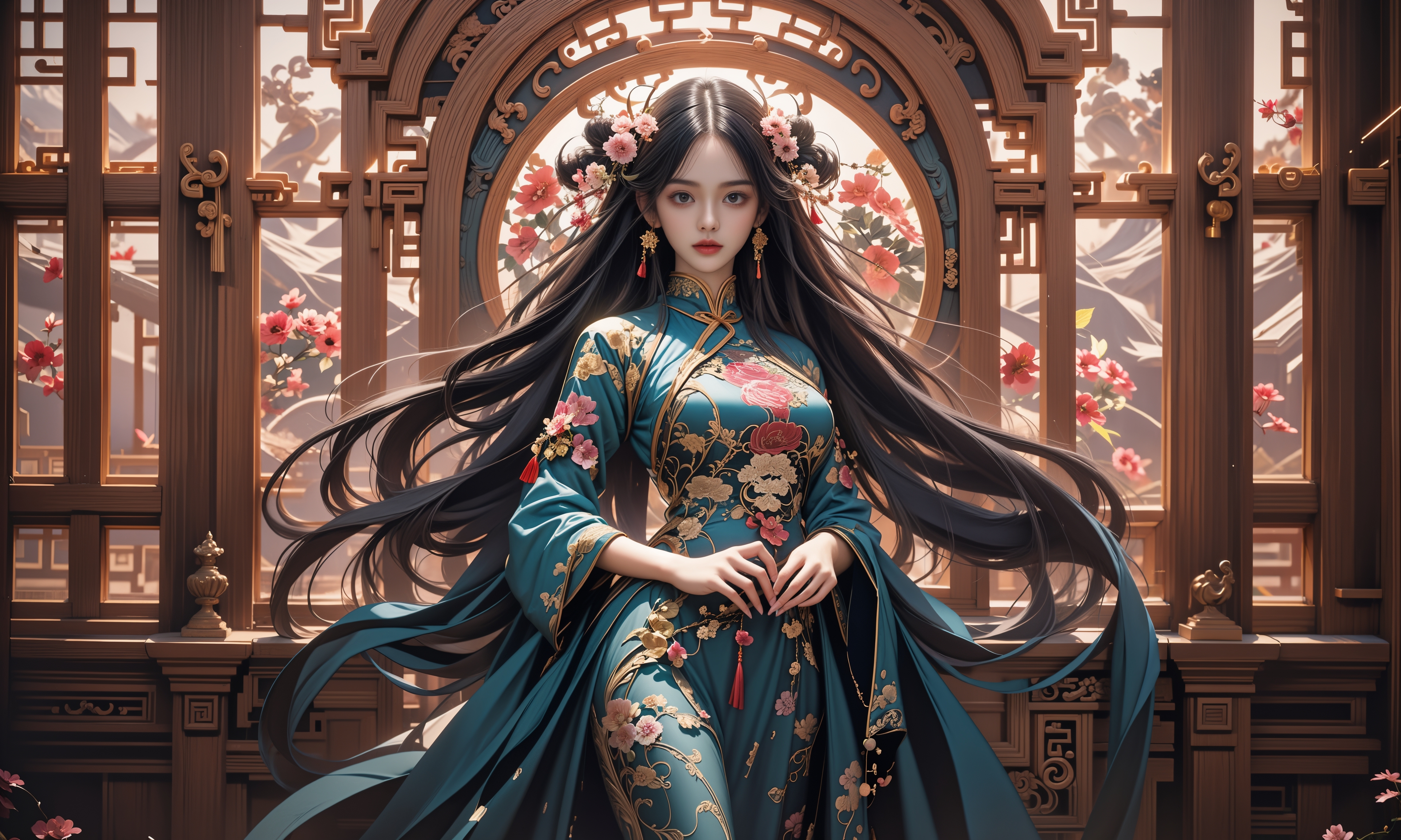 加拿大宾顿市多元文化节中国馆与印度馆首次联合开馆